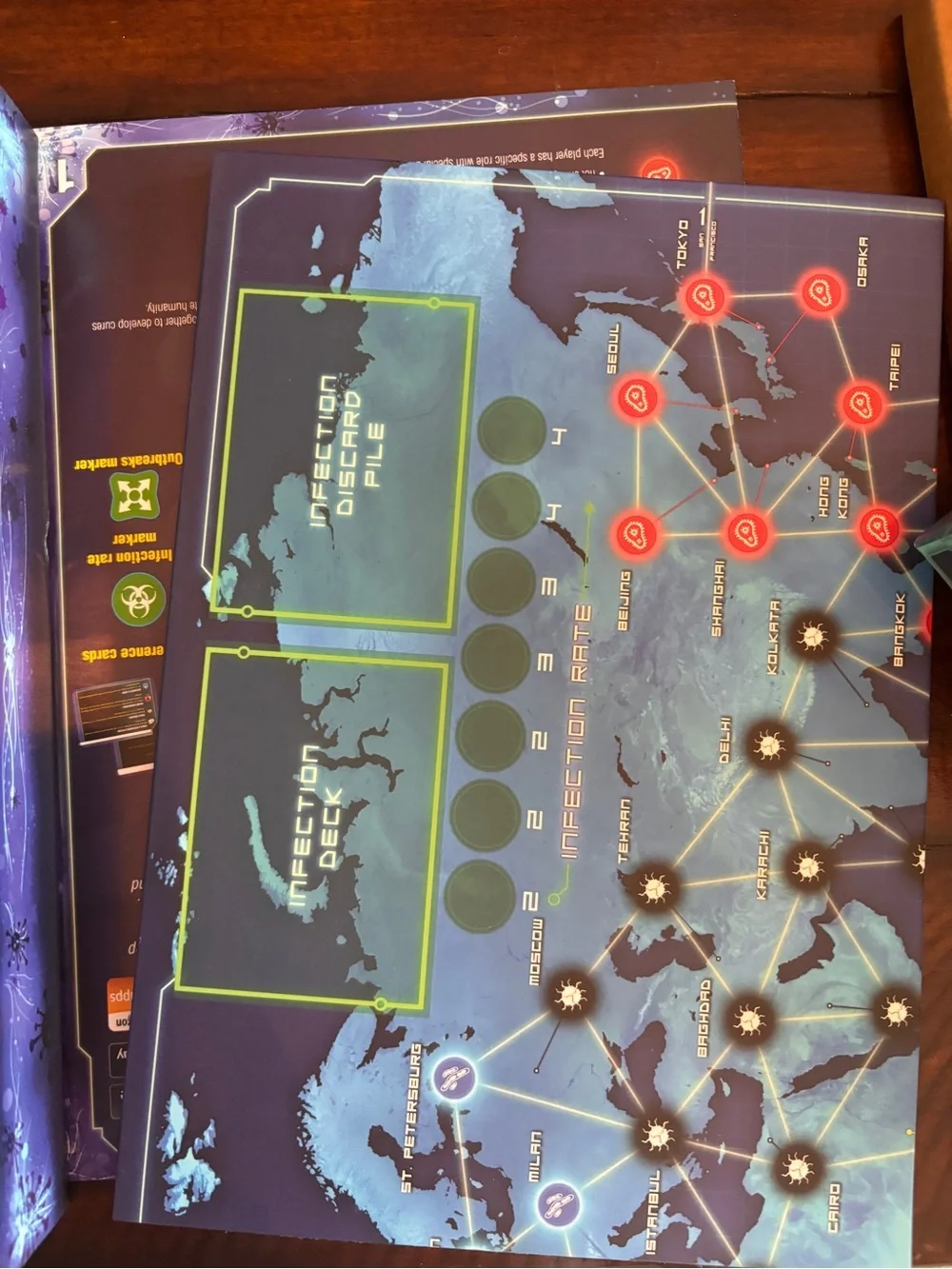 Pandemic Board Game - Multicolor